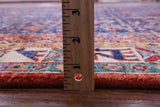 Blue Persian Fine Serapi Handmade Wool Rug - 8' 2" X 9' 9" - Golden Nile