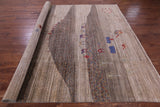 Tribal Persian Gabbeh Hand Knotted Wool Rug - 8' 11" X 11' 10" - Golden Nile
