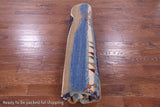 Tribal Persian Gabbeh Handmade Wool Rug - 9' 1" X 11' 10" - Golden Nile