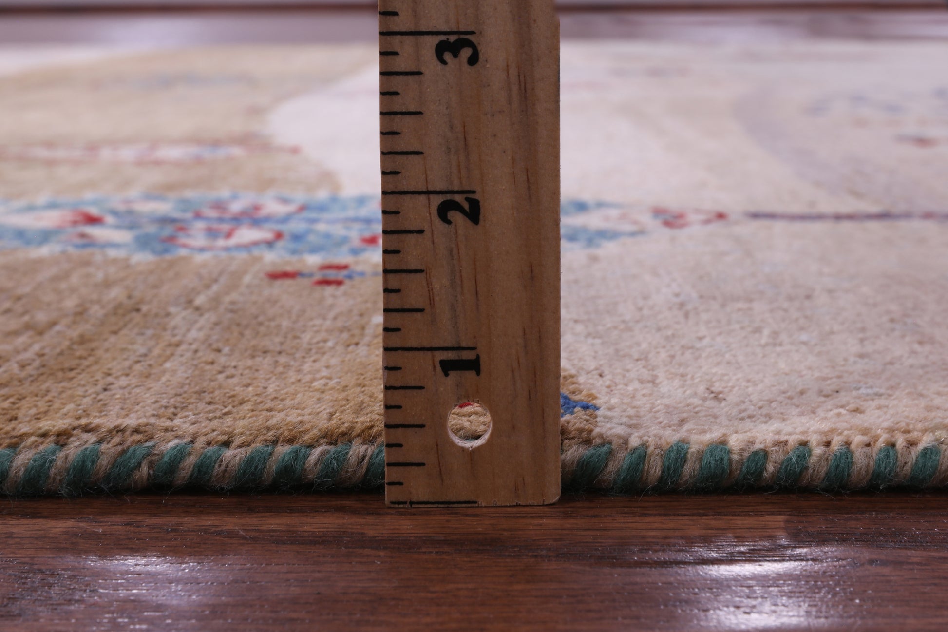 Tribal Persian Gabbeh Handmade Wool Rug - 6' 1" X 9' 0" - Golden Nile