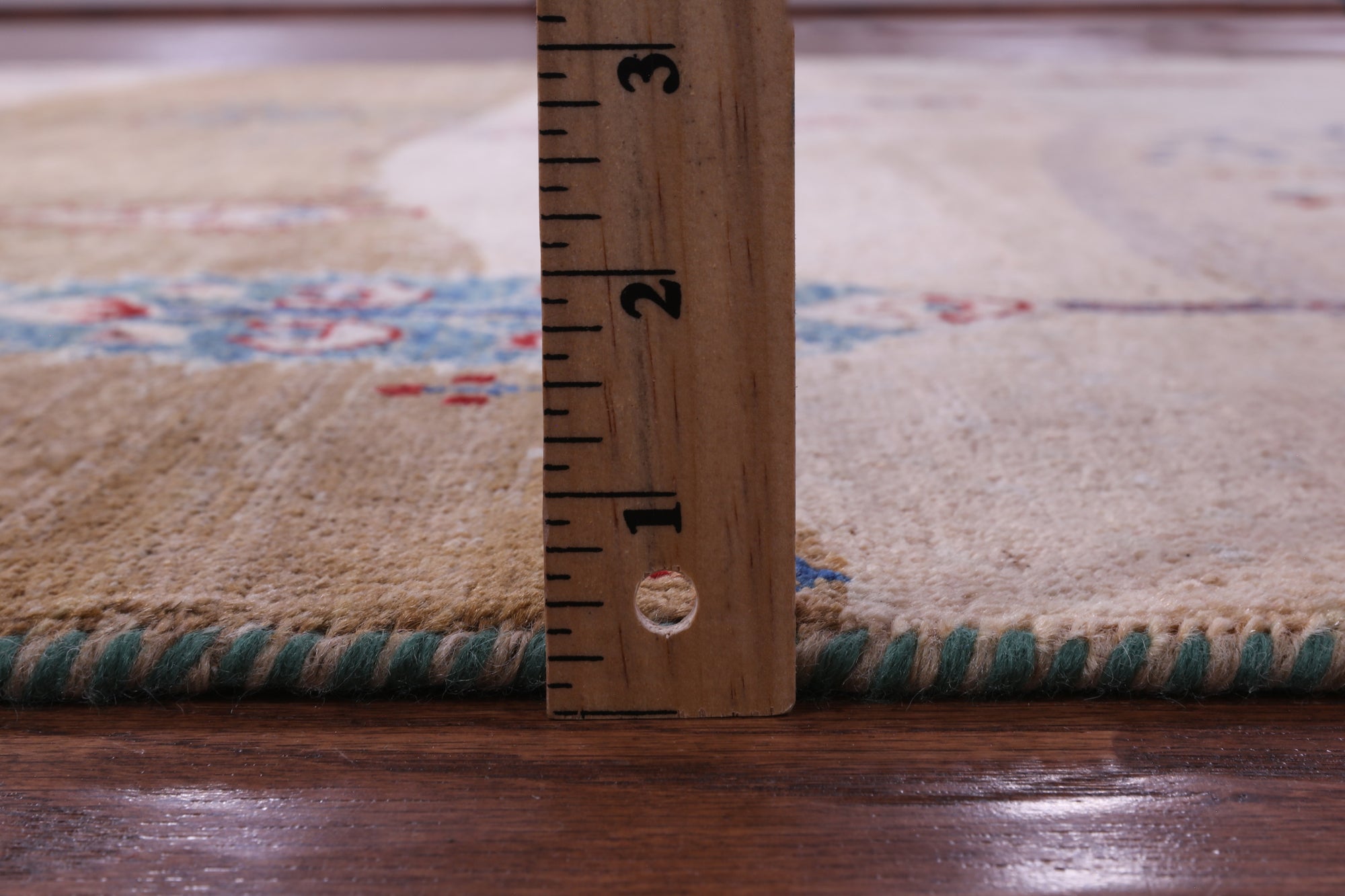 Tribal Persian Gabbeh Handmade Wool Rug - 6' 1" X 9' 0" - Golden Nile