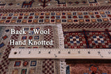 Tribal Persian Gabbeh Hand Knotted Wool Rug - 3' 11" X 6' 0" - Golden Nile