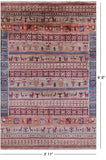 Tribal Persian Gabbeh Hand Knotted Wool Rug - 3' 11" X 6' 0" - Golden Nile
