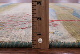 Tribal Persian Gabbeh Hand Knotted Wool Rug - 4' 0" X 5' 9" - Golden Nile