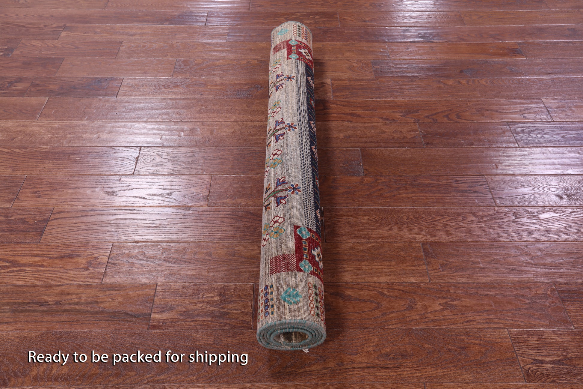 Tribal Persian Gabbeh Handmade Wool Rug - 4' 0" X 6' 1" - Golden Nile
