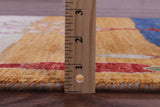 Tribal Persian Gabbeh Handmade Wool Runner Rug - 2' 6" X 11' 9" - Golden Nile