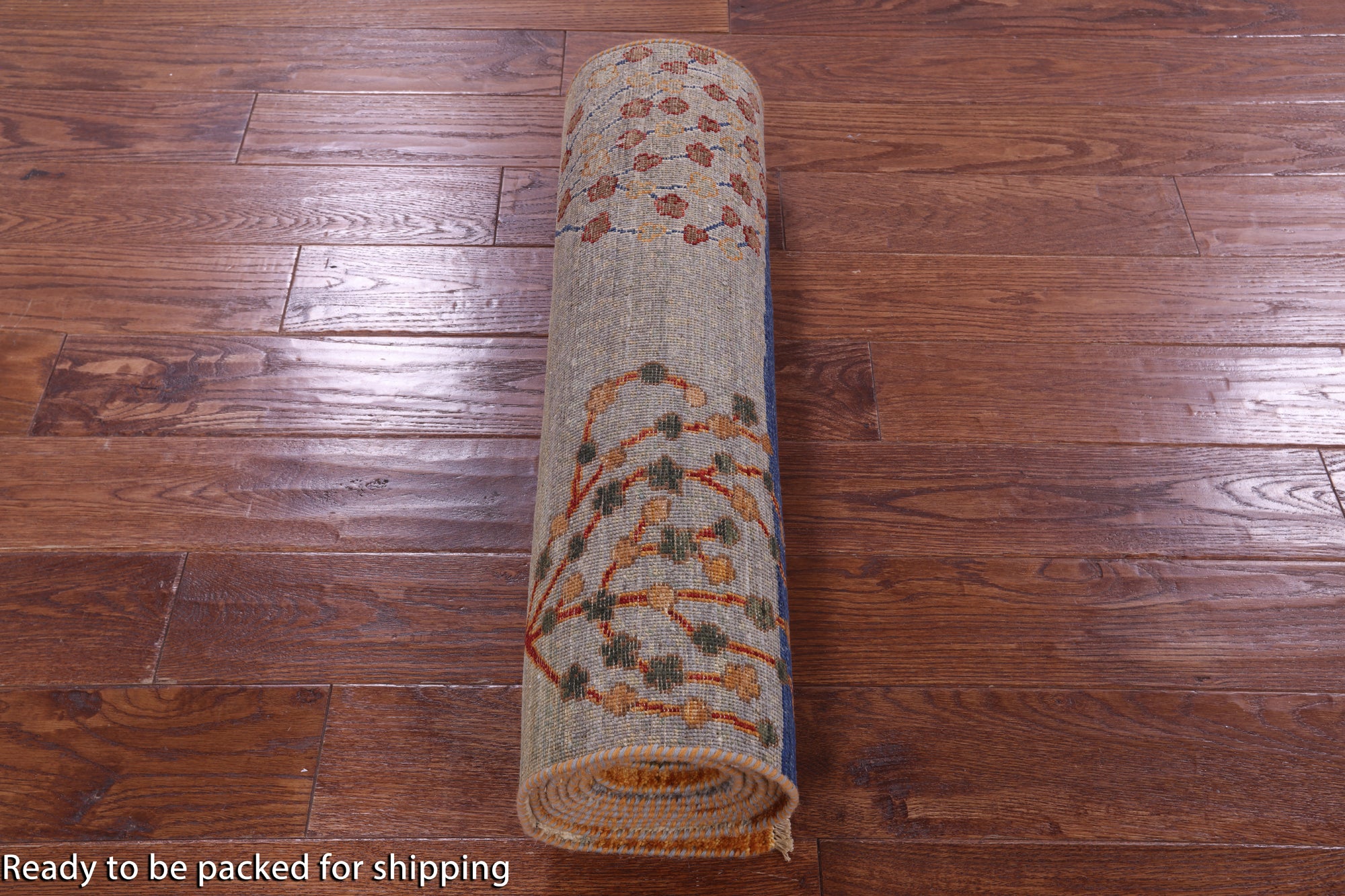 Tribal Persian Gabbeh Handmade Wool Runner Rug - 2' 6" X 11' 9" - Golden Nile