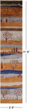 Tribal Persian Gabbeh Handmade Wool Runner Rug - 2' 6" X 11' 9" - Golden Nile