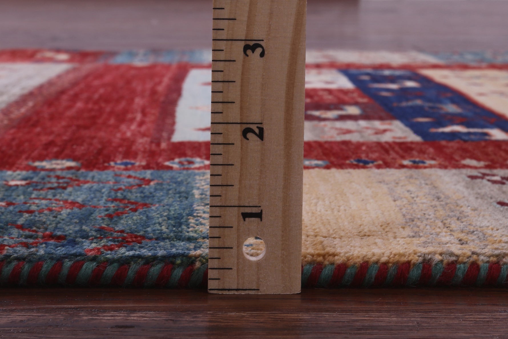 Tribal Persian Gabbeh Hand Knotted Wool Rug - 3' 0" X 4' 11" - Golden Nile