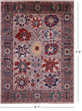 Persian Fine Serapi Hand Knotted Wool Rug - 5' 1" X 7' 0" - Golden Nile