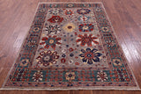 Persian Fine Serapi Hand Knotted Wool Rug - 5' 1" X 7' 0" - Golden Nile