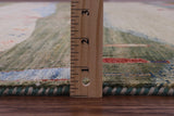 Tribal Persian Gabbeh Hand Knotted Wool Rug - 8' 3" X 9' 9" - Golden Nile