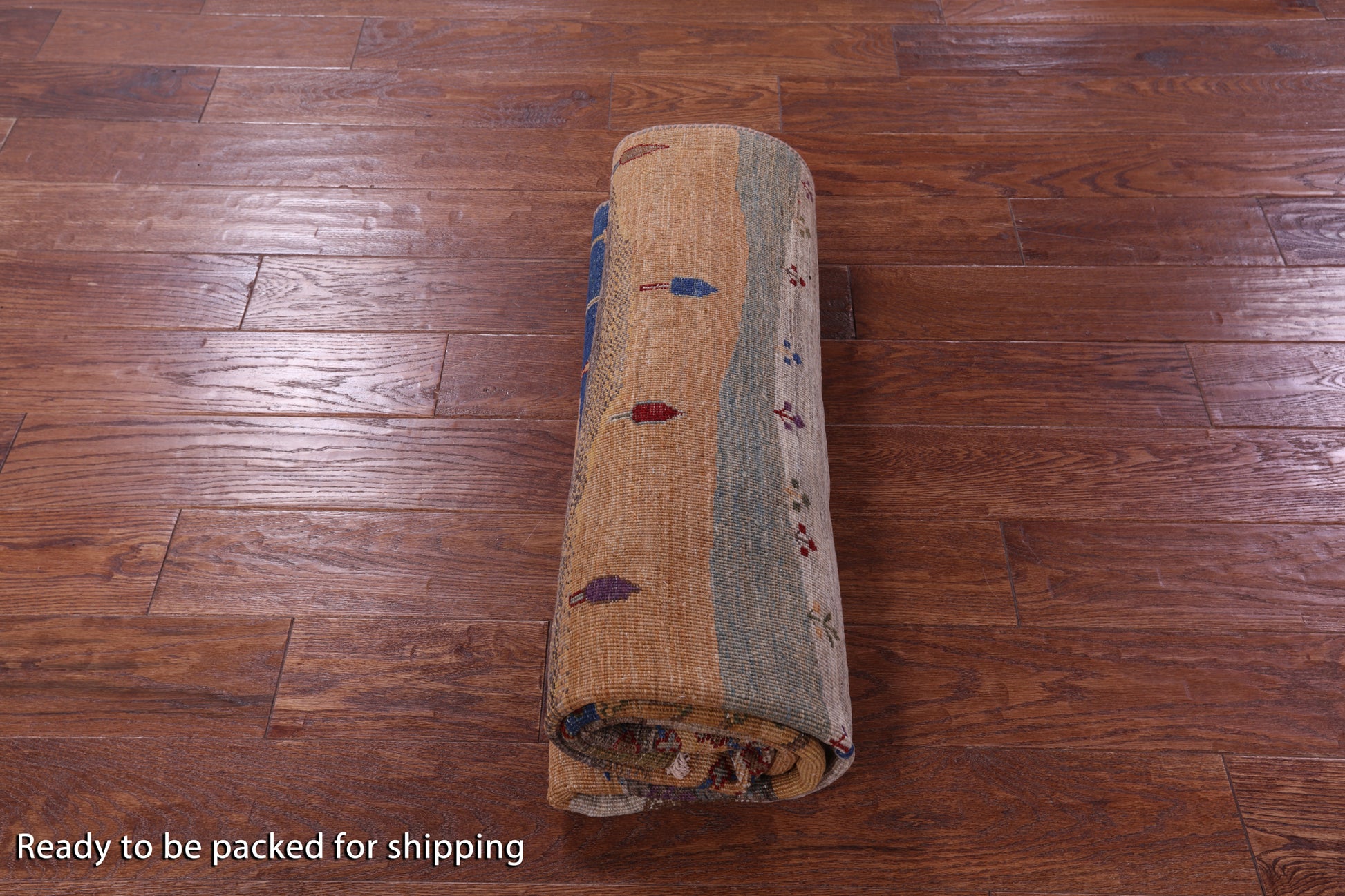Tribal Persian Gabbeh Hand Knotted Wool Rug - 4' 11" X 6' 4" - Golden Nile