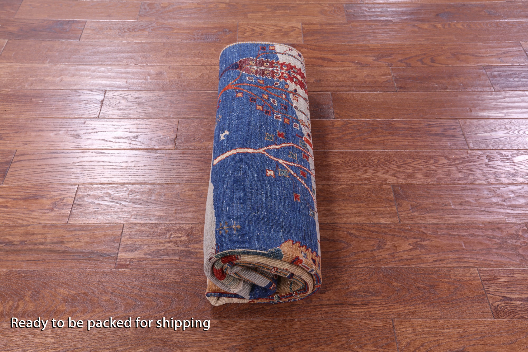 Tribal Persian Gabbeh Hand Knotted Wool Rug - 5' 0" X 6' 5" - Golden Nile