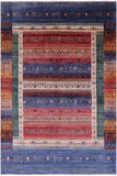 Tribal Persian Gabbeh Hand Knotted Wool Rug - 7' 0" X 10' 2" - Golden Nile