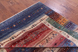 Tribal Persian Gabbeh Hand Knotted Wool Rug - 7' 0" X 10' 2" - Golden Nile