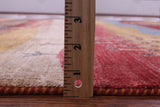 Tribal Persian Gabbeh Hand Knotted Wool Rug - 7' 0" X 9' 8" - Golden Nile