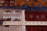 Tribal Persian Gabbeh Hand Knotted Wool Rug - 5' 7" X 8' 2" - Golden Nile