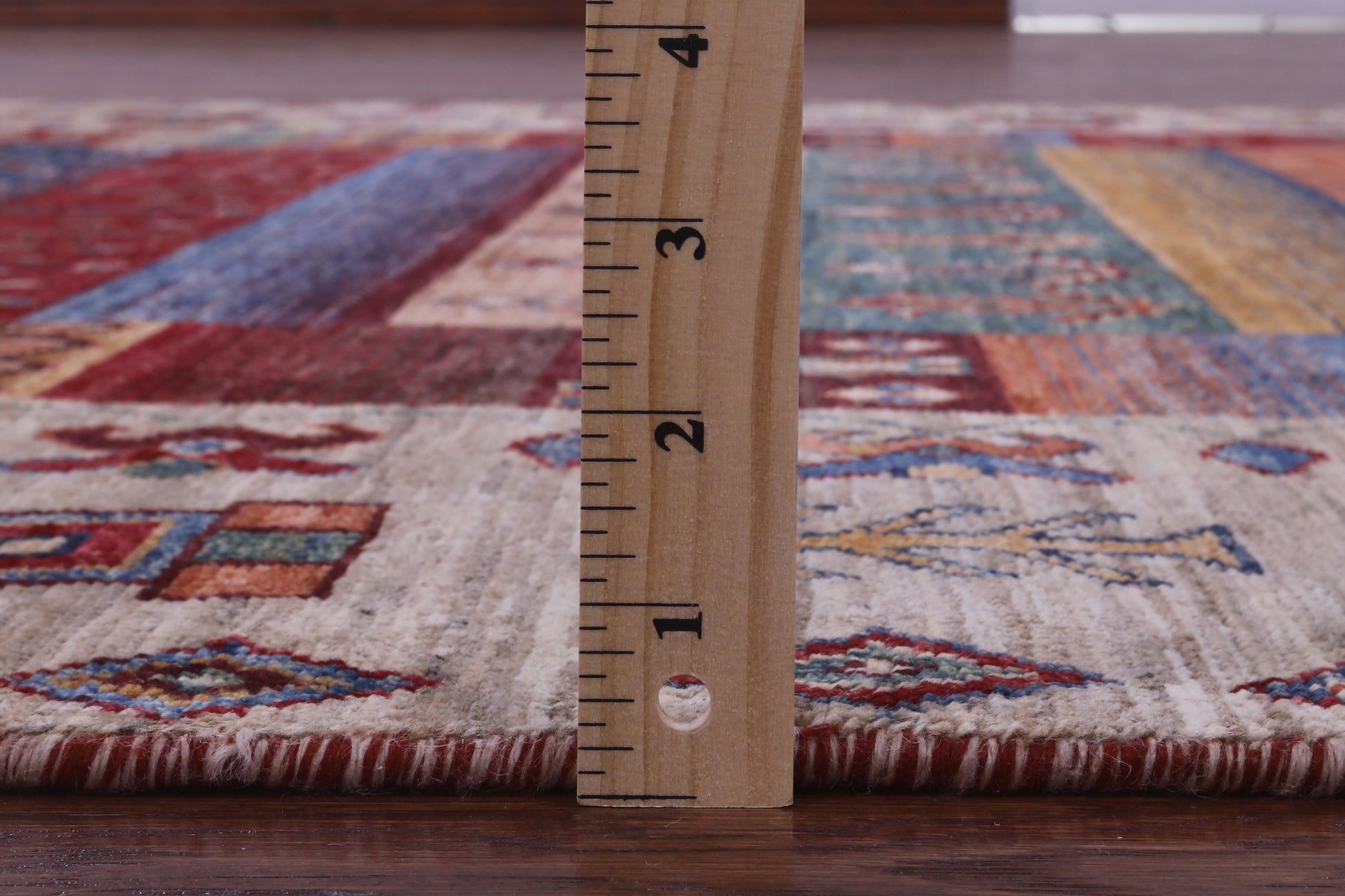 Tribal Persian Gabbeh Hand Knotted Wool Rug - 5' 7" X 8' 2" - Golden Nile