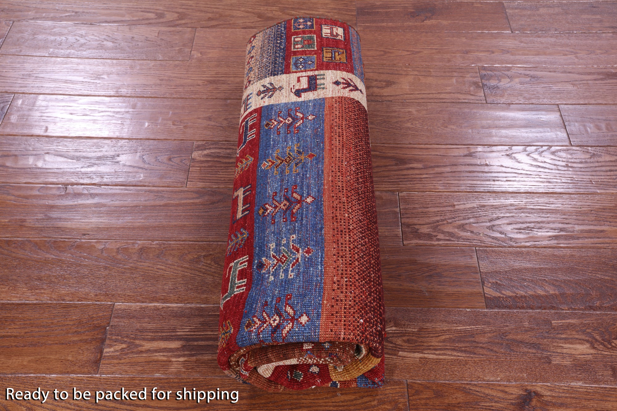 Tribal Persian Gabbeh Hand Knotted Wool Rug - 4' 11" X 6' 6" - Golden Nile