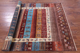 Tribal Persian Gabbeh Hand Knotted Wool Rug - 5' 0" X 6' 10" - Golden Nile