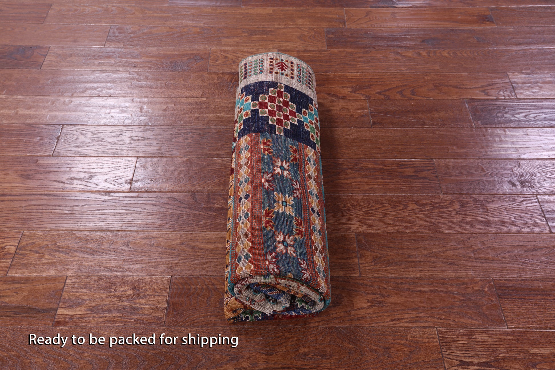 Tribal Persian Gabbeh Hand Knotted Wool Rug - 5' 0" X 6' 10" - Golden Nile