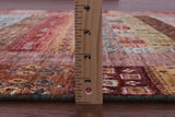 Tribal Persian Gabbeh Handmade Wool Rug - 5' 0" X 6' 11" - Golden Nile