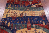 Tribal Persian Gabbeh Hand Knotted Wool Rug - 4' 11" X 7' 8" - Golden Nile