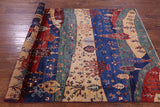 Tribal Persian Gabbeh Hand Knotted Wool Rug - 4' 11" X 7' 8" - Golden Nile