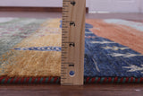 Tribal Persian Gabbeh Hand Knotted Wool Rug - 5' 2" X 6' 10" - Golden Nile
