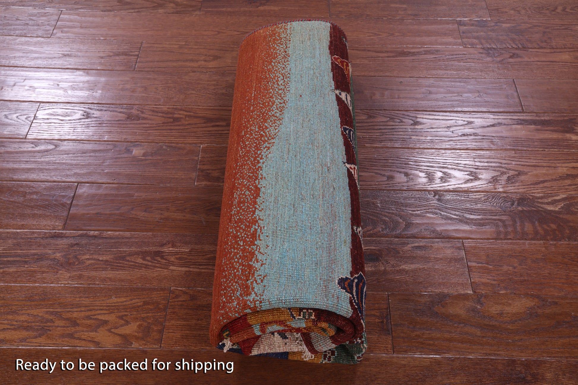 Tribal Persian Gabbeh Hand Knotted Wool Rug - 5' 2" X 6' 10" - Golden Nile