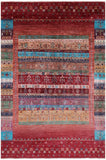 Tribal Persian Gabbeh Handmade Wool Rug - 6' 8" X 9' 9" - Golden Nile