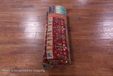 Tribal Persian Gabbeh Handmade Wool Rug - 6' 8" X 9' 9" - Golden Nile