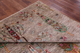 Tribal Persian Gabbeh Hand Knotted Wool Rug - 6' 9" X 9' 10" - Golden Nile