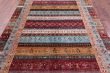 Tribal Persian Gabbeh Hand Knotted Wool Rug - 6' 4" X 9' 11" - Golden Nile