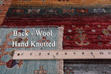 Tribal Persian Gabbeh Hand Knotted Wool Rug - 6' 4" X 9' 11" - Golden Nile