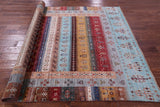 Tribal Persian Gabbeh Hand Knotted Wool Rug - 6' 4" X 9' 11" - Golden Nile