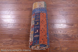 Tribal Persian Gabbeh Hand Knotted Wool Rug - 7' 0" X 9' 11" - Golden Nile