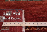 Tribal Persian Gabbeh Handmade Wool Rug - 6' 11" X 9' 11" - Golden Nile