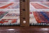 Tribal Persian Gabbeh Hand Knotted Wool Rug - 4' 0" X 5' 10" - Golden Nile