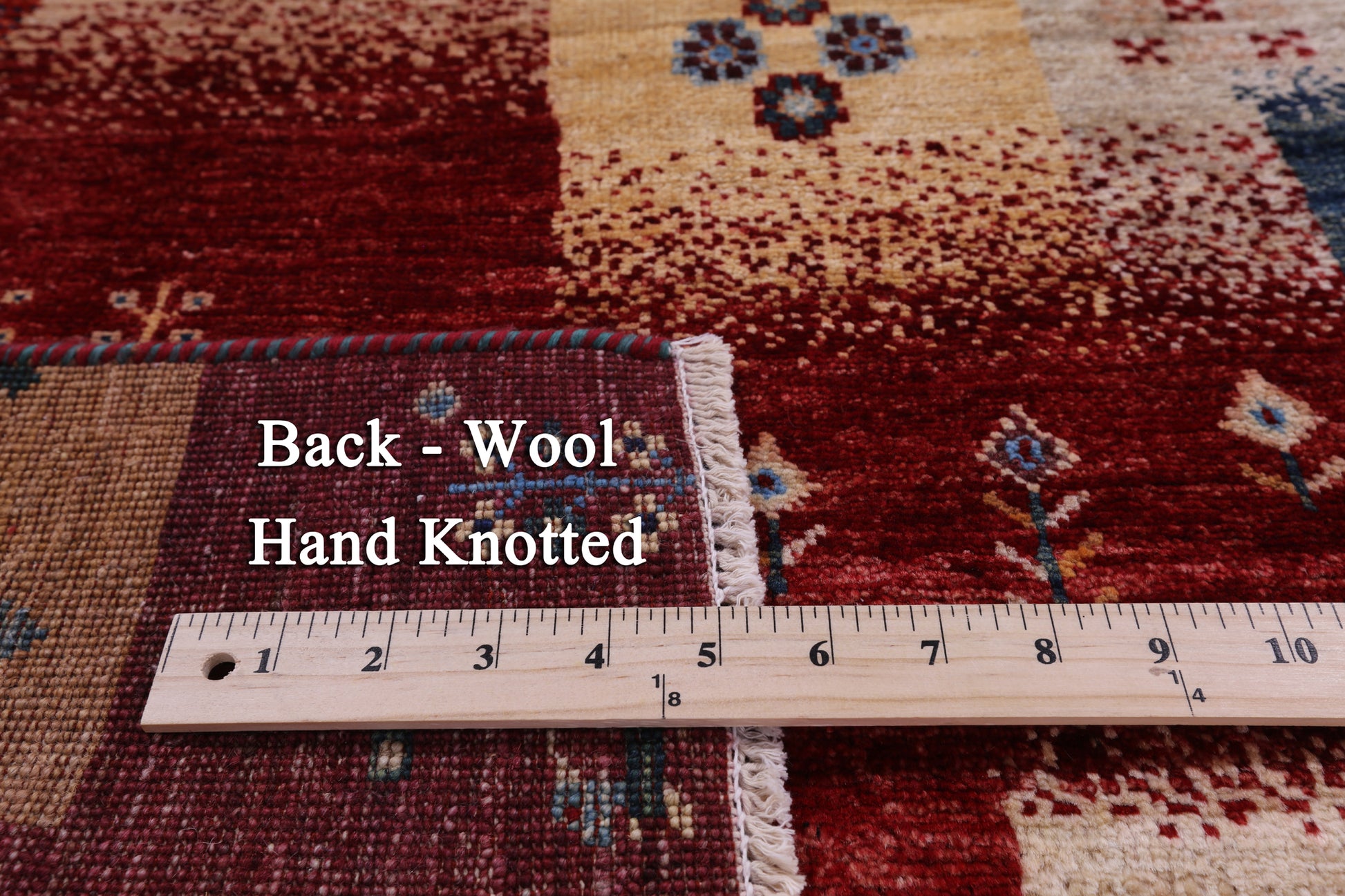 Tribal Persian Gabbeh Hand Knotted Wool Rug - 2' 9" X 4' 1" - Golden Nile