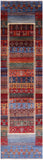 Tribal Persian Gabbeh Hand Knotted Wool Runner Rug - 2' 8" X 10' 1" - Golden Nile