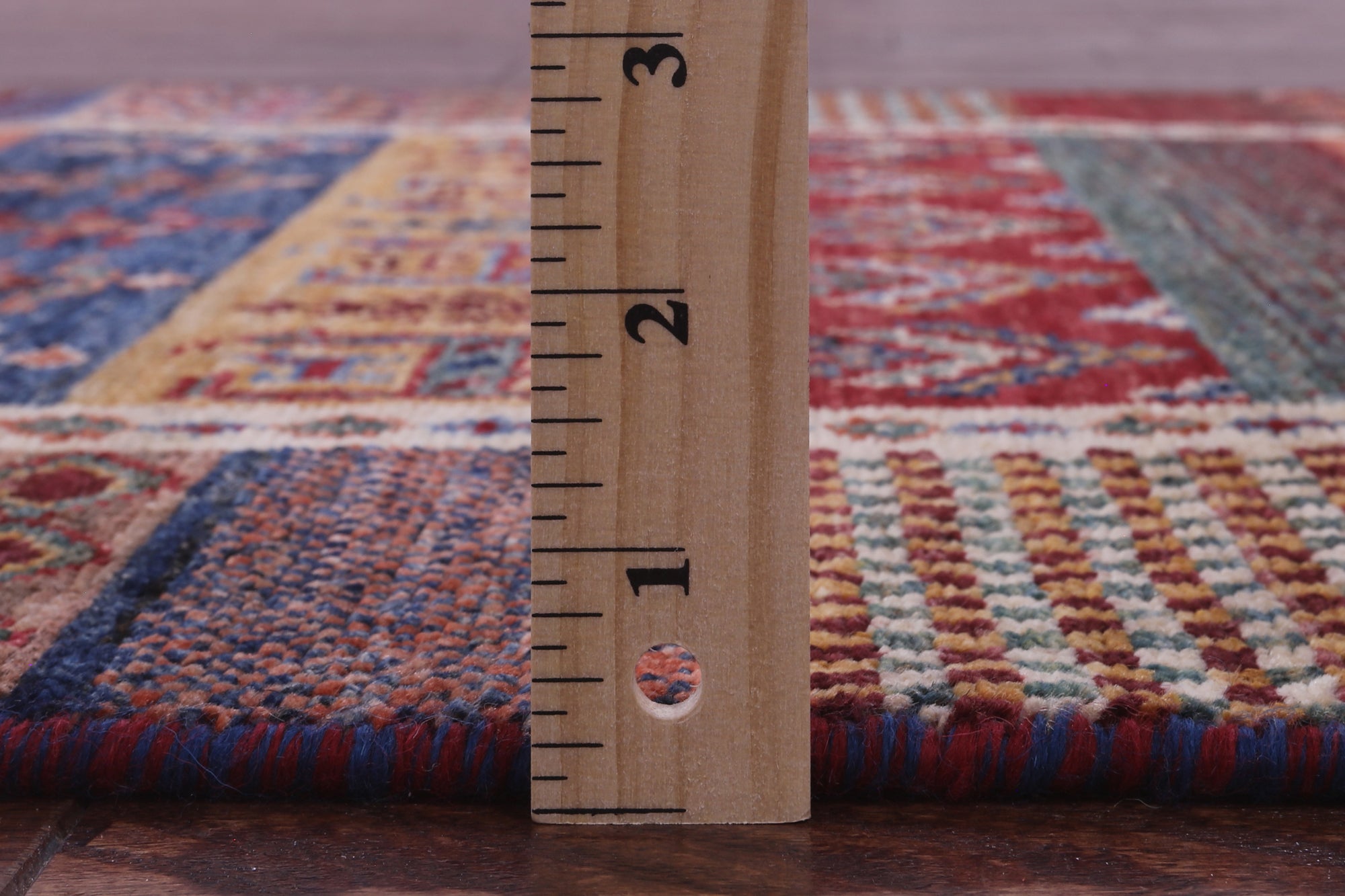 Tribal Persian Gabbeh Hand Knotted Wool Runner Rug - 2' 8" X 10' 1" - Golden Nile