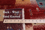 Tribal Persian Gabbeh Handmade Wool Rug - 2' 7" X 4' 1" - Golden Nile
