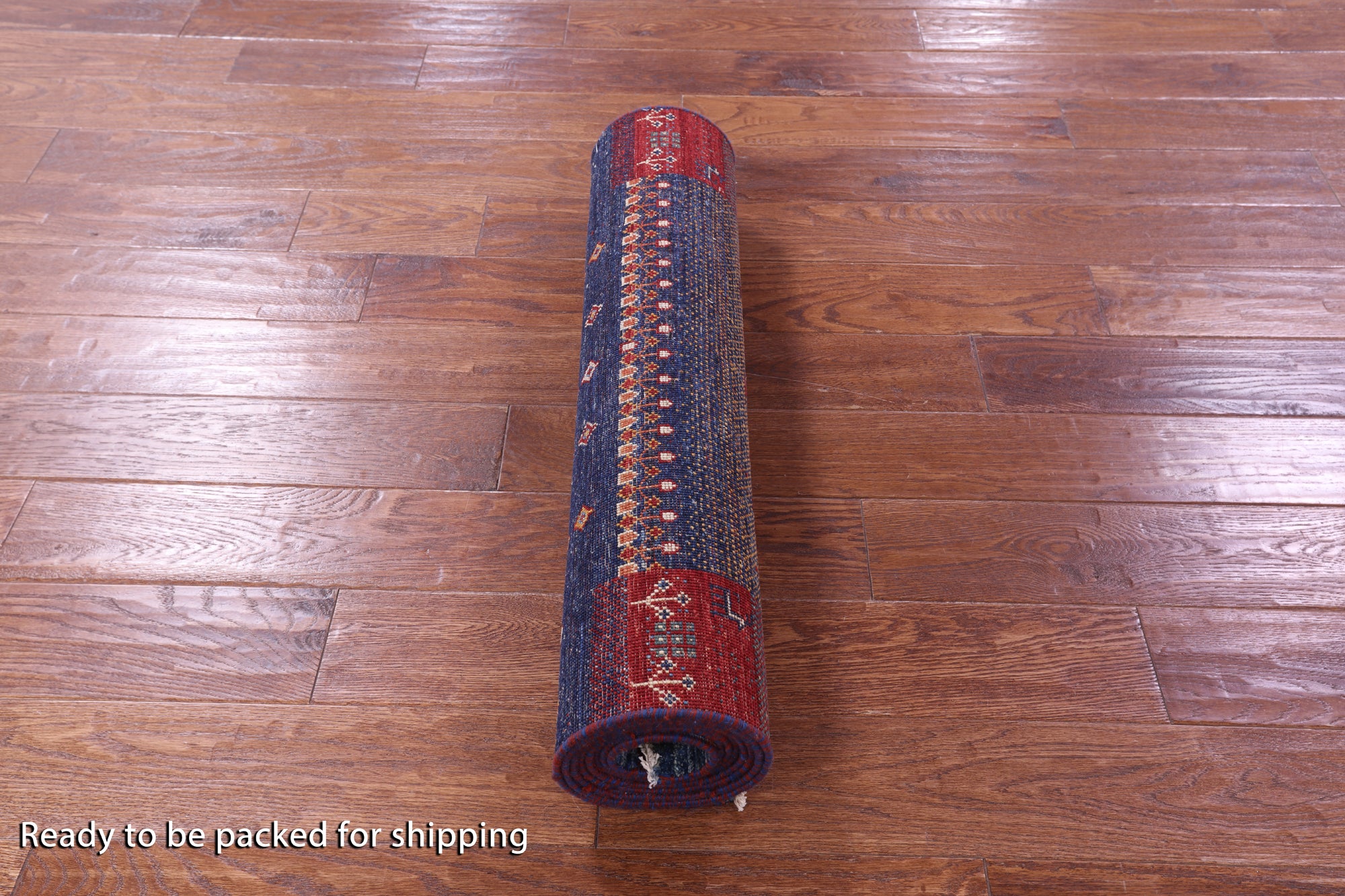 Tribal Persian Gabbeh Hand Knotted Wool Runner Rug - 2' 8" X 9' 9" - Golden Nile