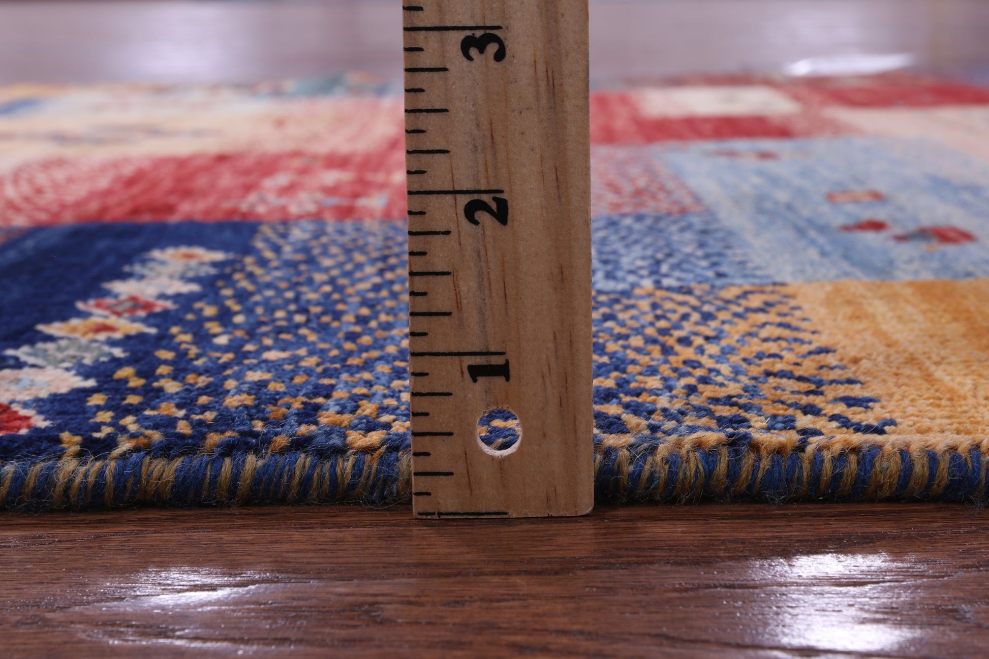 Tribal Persian Gabbeh Hand Knotted Wool Rug - 2' 8" X 4' 0" - Golden Nile