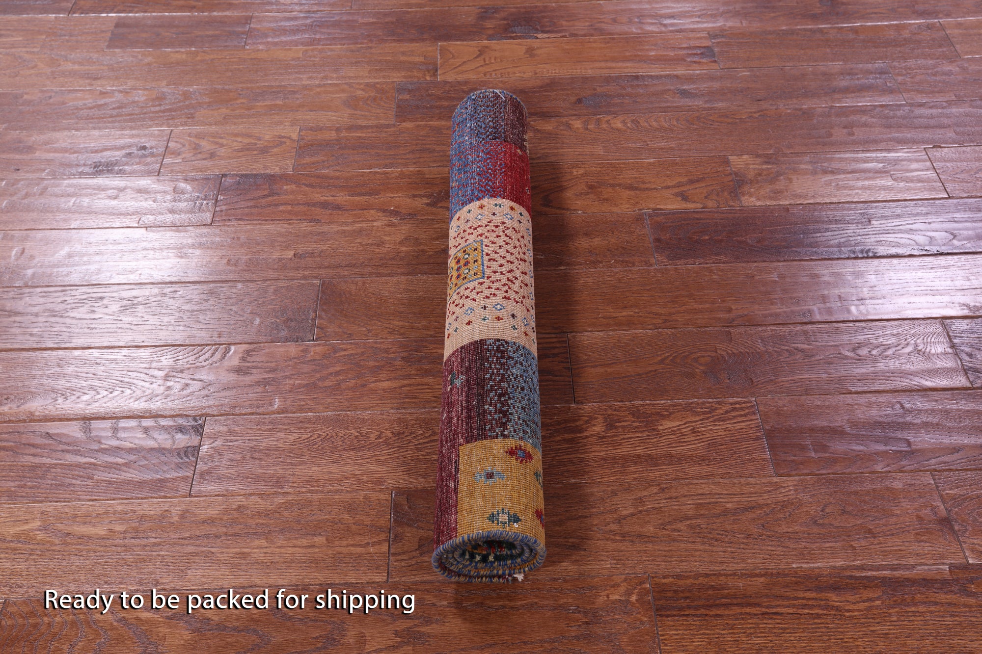 Tribal Persian Gabbeh Hand Knotted Wool Rug - 2' 8" X 4' 0" - Golden Nile