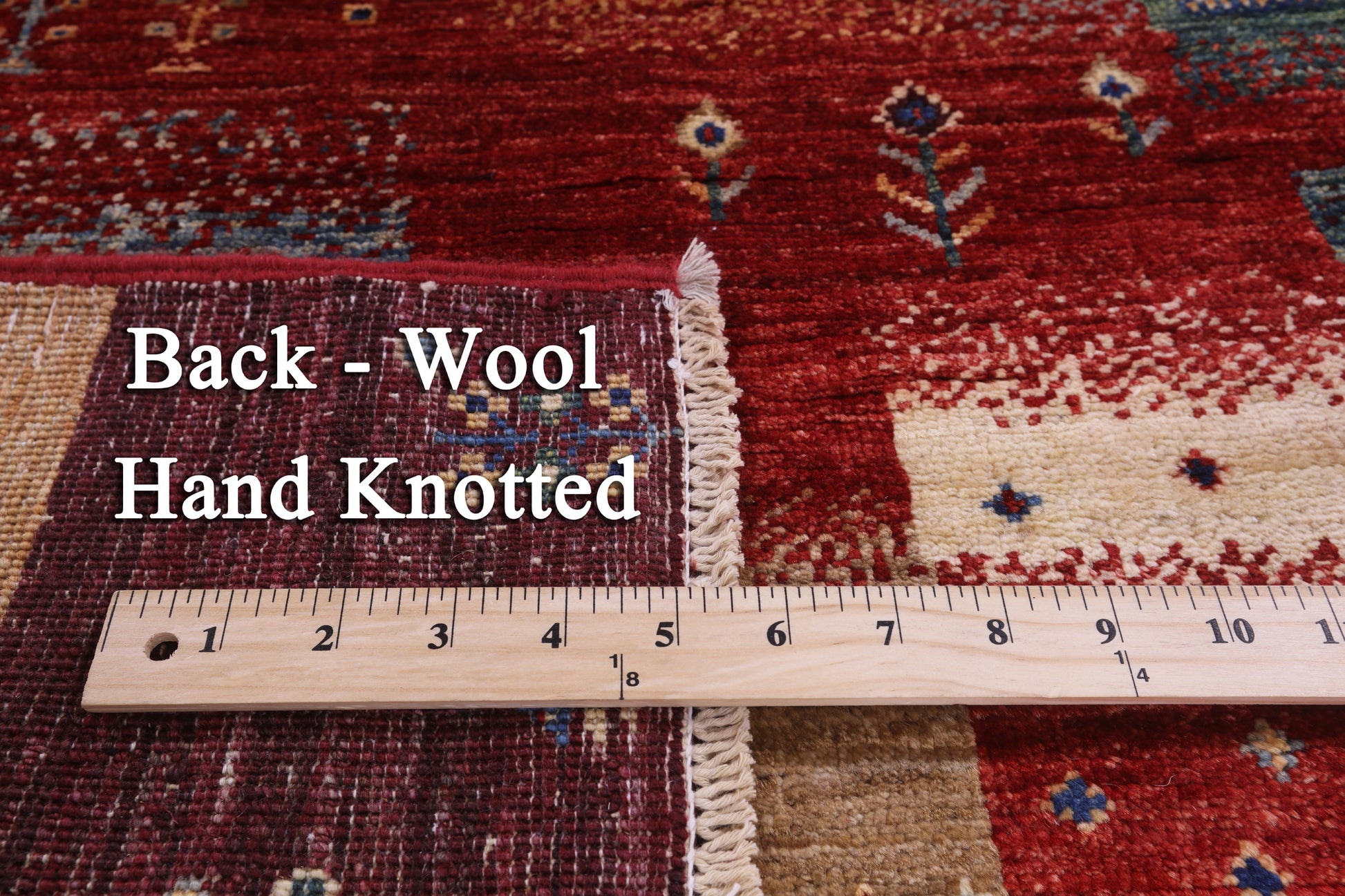 Tribal Persian Gabbeh Hand Knotted Wool Rug - 2' 9" X 4' 1" - Golden Nile
