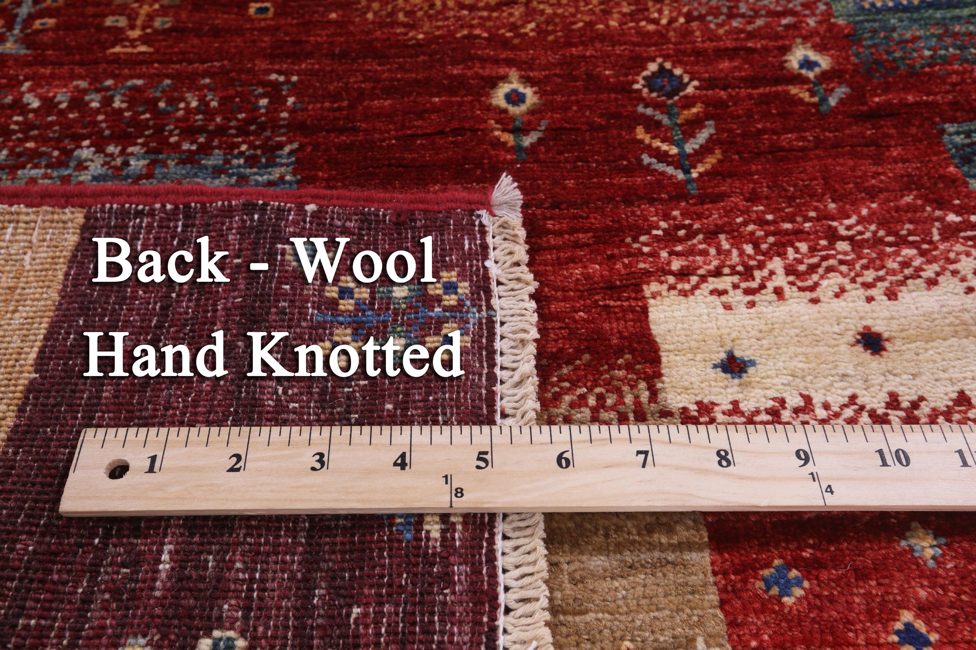Tribal Persian Gabbeh Hand Knotted Wool Rug - 2' 9" X 4' 1" - Golden Nile