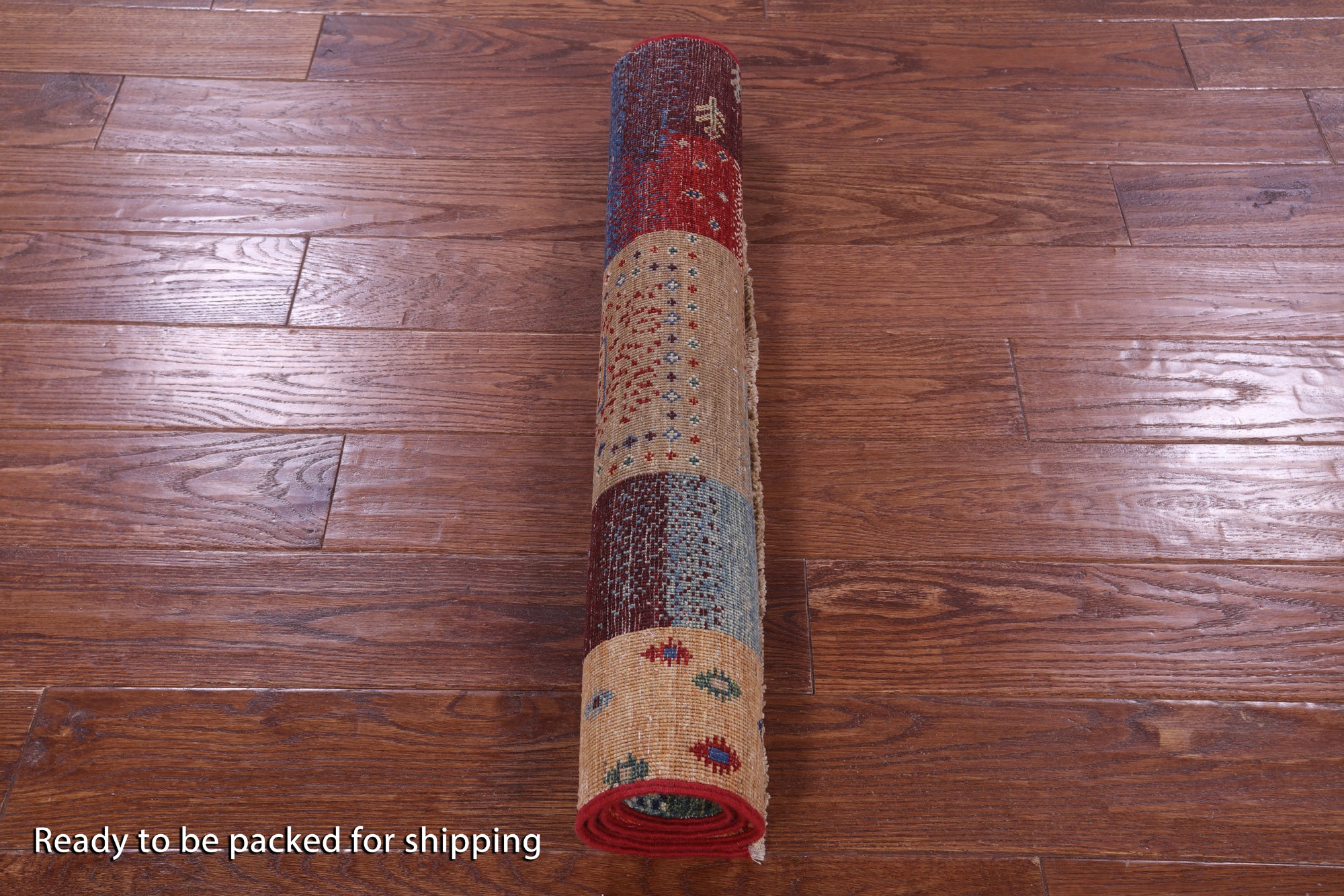 Tribal Persian Gabbeh Hand Knotted Wool Rug - 2' 9" X 4' 1" - Golden Nile